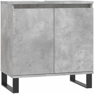 VidaXL-Badkamerkast-58x33x60-cm-bewerkt-hout-betongrijs