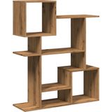 vidaXL Kamerscherm / boekenkast 92x29x112 cm hout artisanaal eiken