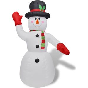 vidaXL Opblaasbare sneeuwpop 240 cm