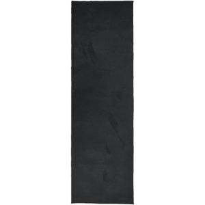 vidaXL Vloerkleed OVIEDO laagpolig 80x250 cm zwart