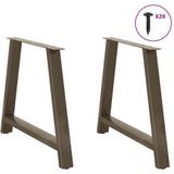 vidaXL Eettafel rechthoekig 240x120x74 cm massief eikenhout lichtbruin