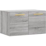 VidaXL Wandkast 60x36,5x35 cm Bewerkt Hout Grijs Sonoma Eikenkleurig