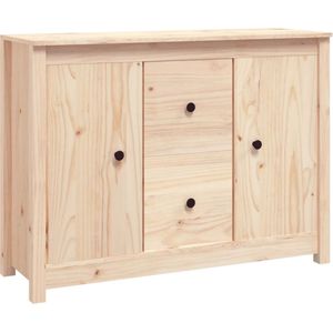 VidaXL Dressoir 100x35x74 cm - Massief Grenenhout