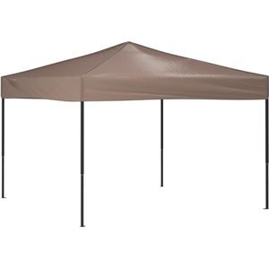 VidaXL Inklapbare Partytent 3x3m Taupe