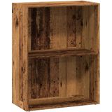 vidaXL - Boekenkastx30x77 - cm - bewerkt - hout - oud - houtkleurig