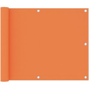 vidaXL Balkonscherm 75x300 cm oxford stof oranje