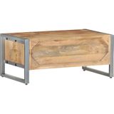 vidaXL Salontafel 95x50x40 cm ruw mangohout