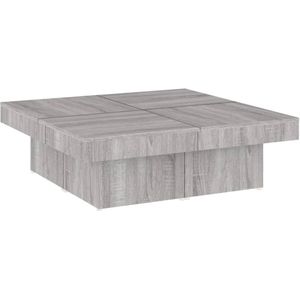 vidaXL-Salontafel-90x90x28-cm-bewerkt-hout-grijs-sonoma-eikenkleurig