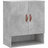 vidaXL-Wandkast-60x31x70-cm-bewerkt-hout-betongrijs