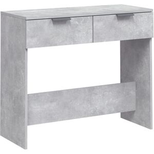 vidaXL-Wandtafel-90x36x75-cm-bewerkt-hout-betongrijs
