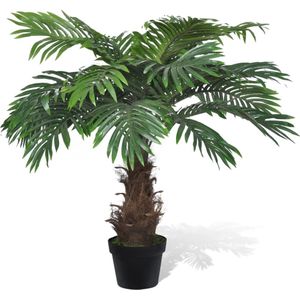 vidaXL Kunstboom met pot cycaspalm 80 cm