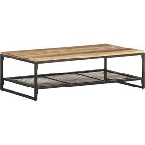vidaXL Salontafel 110x60x35 cm massief gerecycled hout