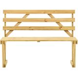 vidaXL Tuinbank 120 cm geïmpregneerd grenenhout