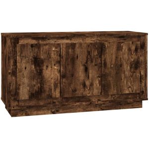 VidaXL Dressoir 102x35x55 cm - Bewerkt Hout - Gerookt Eikenkleurig