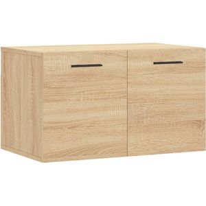 vidaXL Wandkast 60x36,5x35 cm bewerkt hout sonoma eikenkleurig