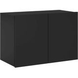 vidaXL Tv-meubel wandgemonteerd 60x30x41 cm zwart