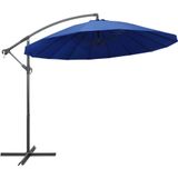 vidaXL Zweefparasol met aluminium paal 3 m blauw