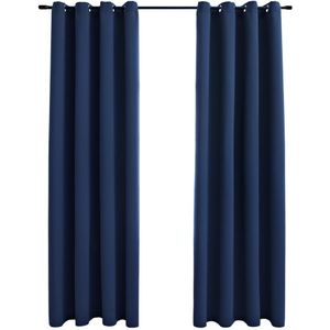 vidaXL-Gordijn-verduisterend-met-metalen-ringen-2-st-140x245-cm-blauw