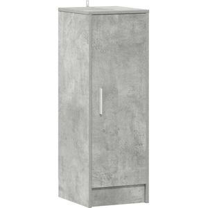 vidaXL - Schoenenkast - Betongrijs - Bewerkt Hout - 6 Planken
