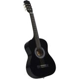 vidaXL Gitaar klassiek beginner en kinderen 3/4 36"" zwart