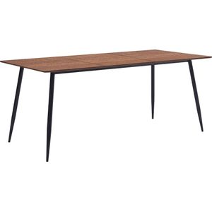 vidaXL Eettafel 200x100x75 cm MDF bruin