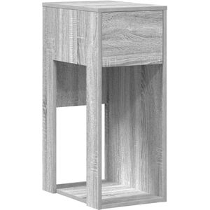 vidaXL Computertorenstandaard met lade 30x44x74 cm grijs sonoma eiken