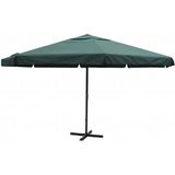 VidaXL Parasol Samos 500 cm Aluminium Groen 