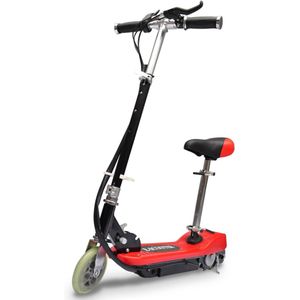 vidaXL Step elektrisch met zitje 120 W rood