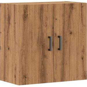 vidaXL Wandkast 60x31x60 cm bewerkt hout artisanaal eikenkleurig