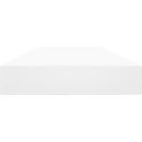vidaXL Wandschappen 4 st 100x10x1,5 cm spaanplaat wit