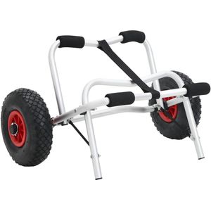 vidaXL Kajaktrolley inklapbaar 45 kg aluminium