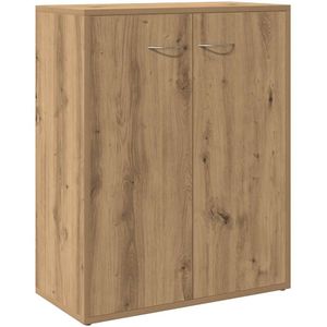 vidaXL - Dressoirx30x75 - cm - bewerkt - hout - artisanaal - eikenkleur