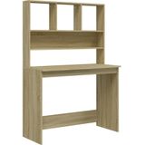 vidaXL-Bureau-met-schappen-102x45x148-bewerkt-hout-sonoma-eikenkleur