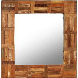 vidaXL-Wandspiegel-60x60-cm-massief-gerecycled-hout