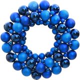 vidaXL Kerstkrans 45 cm polystyreen blauw