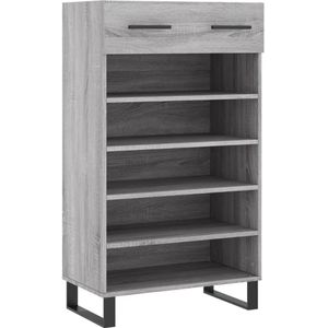 vidaXL-Schoenenkast-60x35x105-cm-bewerkt-hout-grijs-sonoma-eikenkleur