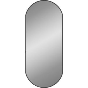 vidaXL-Wandspiegel-70x30-cm-ovaal-zwart