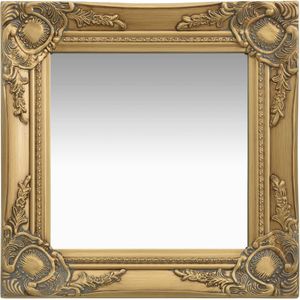 VidaXL-Wandspiegel-barok-stijl-40x40-cm-goudkleurig