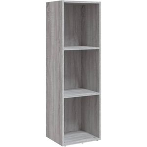 VidaXL Boekenkast/TV-meubel 36x30x114 cm Hout Grijs Sonoma Eiken