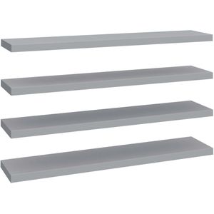 vidaXL-Wandschappen-zwevend-4-st-120x23,5x3,8-cm-MDF-grijs