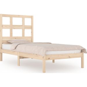 vidaXL Bedframe massief grenenhout 90x190 cm