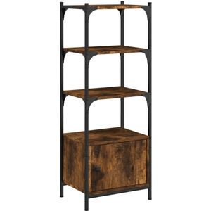 vidaXL Boekenkast 3-laags 41x30x109,5 cm bewerkt hout gerookt eiken