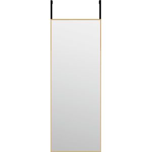 vidaXL-Deurspiegel-30x80-cm-glas-en-aluminium-goudkleurig
