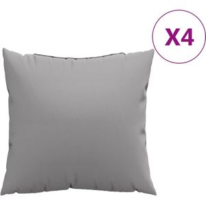 vidaXL-Sierkussens-4-st-60x60-cm-stof-grijs