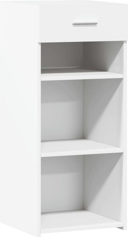 vidaXL Dressoir 40x42,5x93 cm bewerkt hout wit