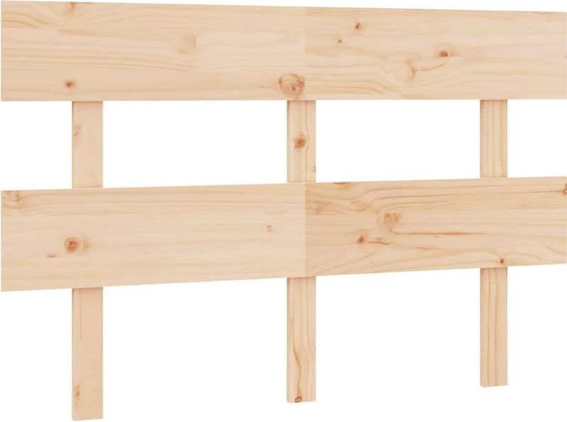 vidaXL Hoofdbord 138x3x81 cm massief grenenhout