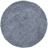 vidaXL-Vloerkleed-shaggy-hoogpolig-modern-Ø-80-cm-blauw