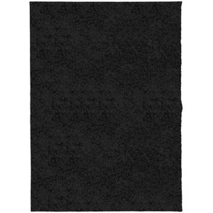 vidaXL-Vloerkleed-PAMPLONA-shaggy-hoogpolig-modern-140x200-cm-zwart