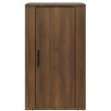 vidaXL - Dressoir - 40x33x70 - cm - bewerkt - hout - bruin - eikenkleur