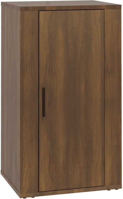 vidaXL - Dressoir - 40x33x70 - cm - bewerkt - hout - bruin - eikenkleur